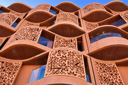 Budova v meste Masdar