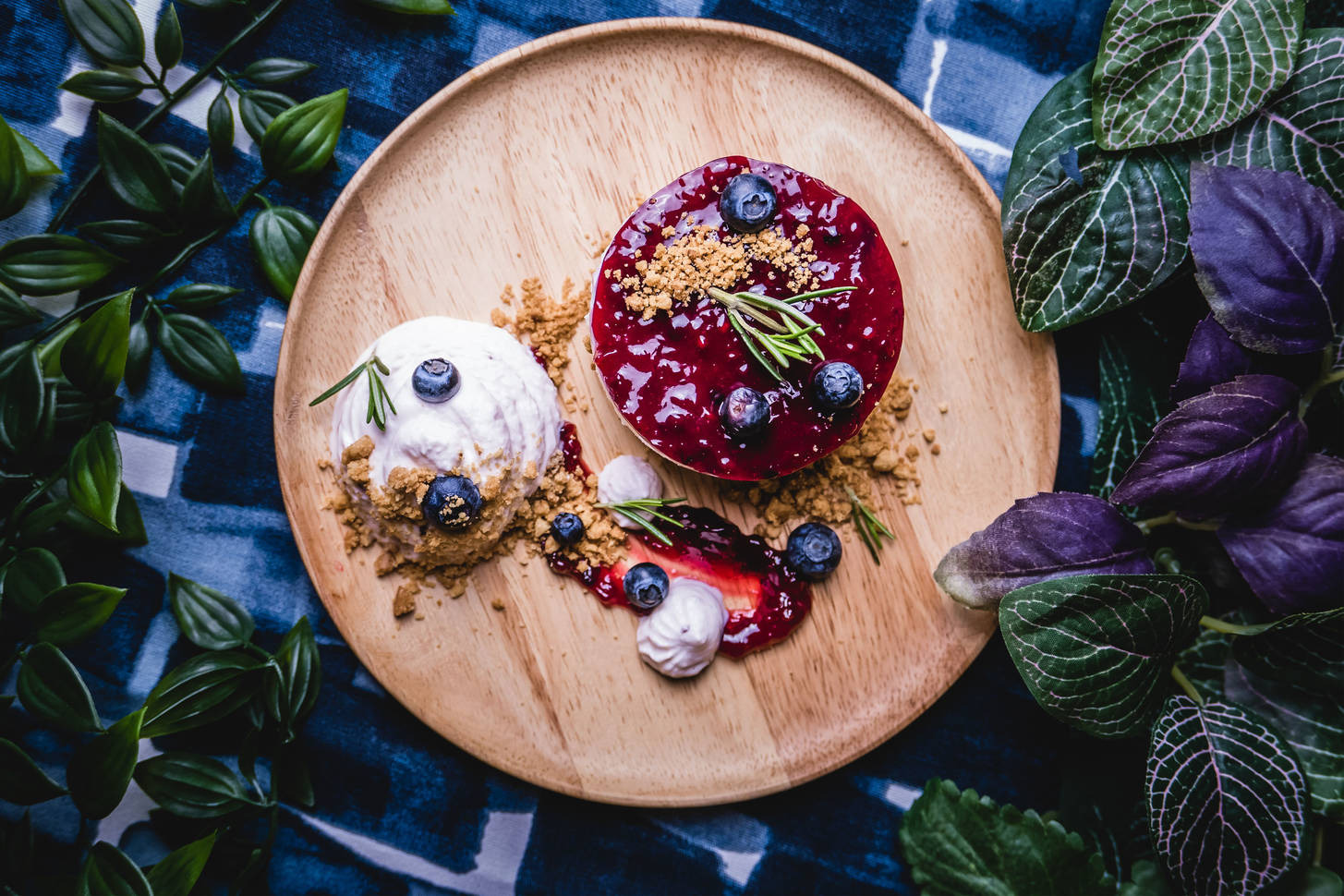 Cheesecake with berry sauce Jigsaw Puzzle (Home, Food) Puzzle Garage