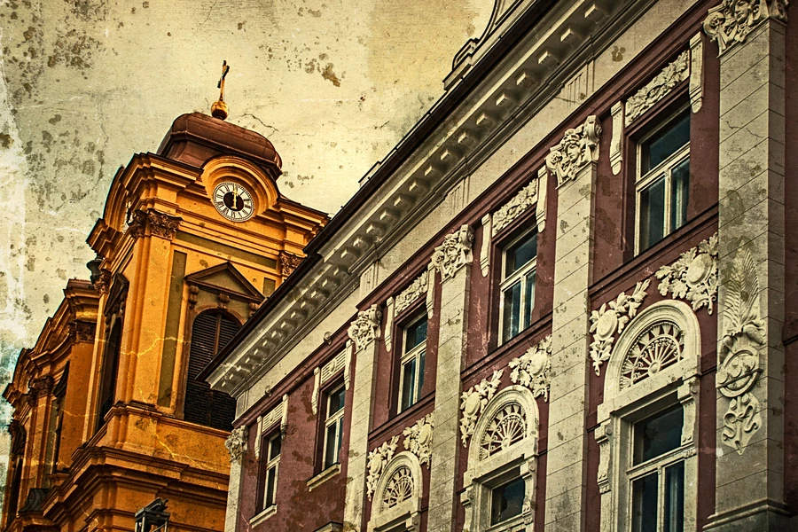 Historische gebouwen in Timisoara