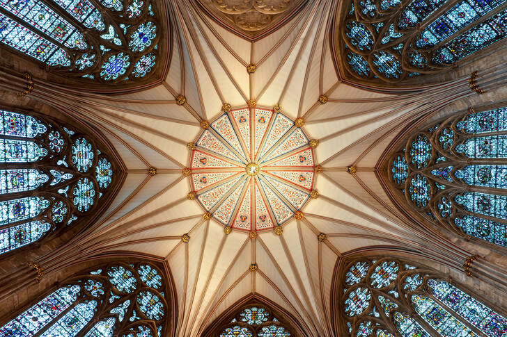 Ceiling in York Minster