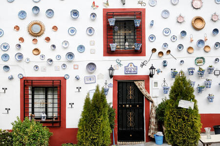 Tradisjonell husfasade i Andalusia