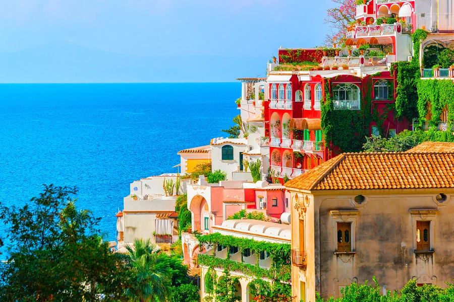 Vily v meste Positano