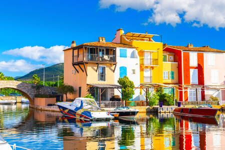 Houses and boats in Port Grimaud