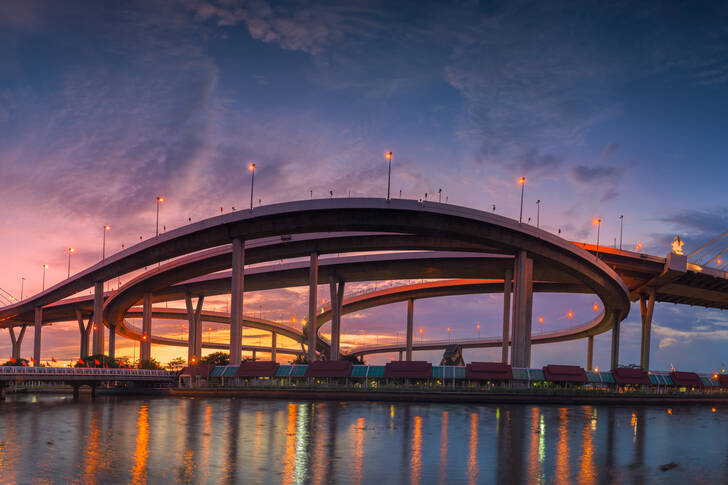 Мост Пумипон, Бангкок