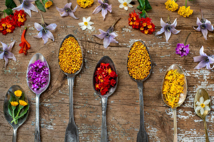 Spices and flowers