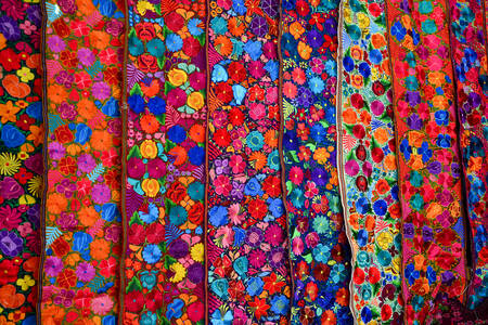 Colorful fabrics