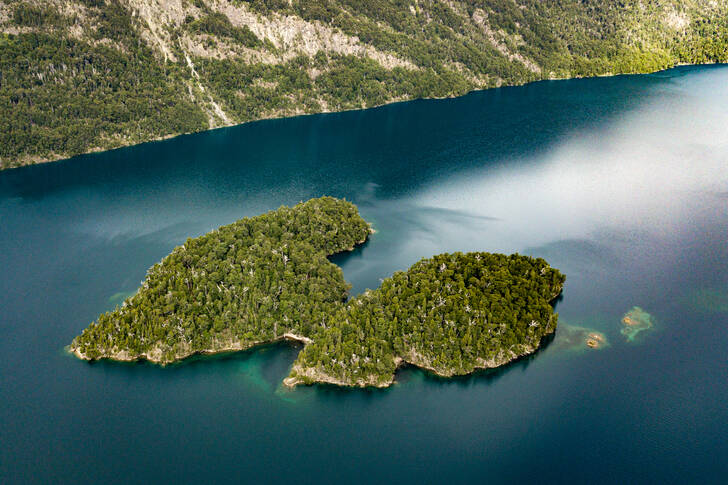 Pogled na otok iz zraka