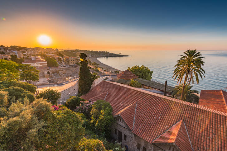 Gryning i Tarragona, Spanien