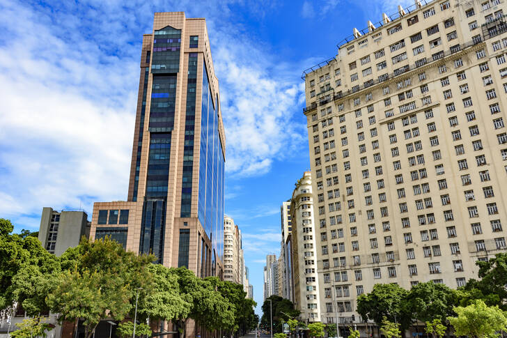 Budynki w centrum Rio de Janeiro