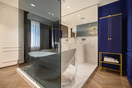 Design de interiores do banheiro