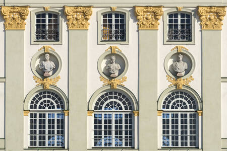 Fasade av Nymphenburg Slott i München