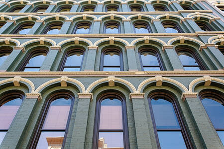 Facade of a building in Louisville
