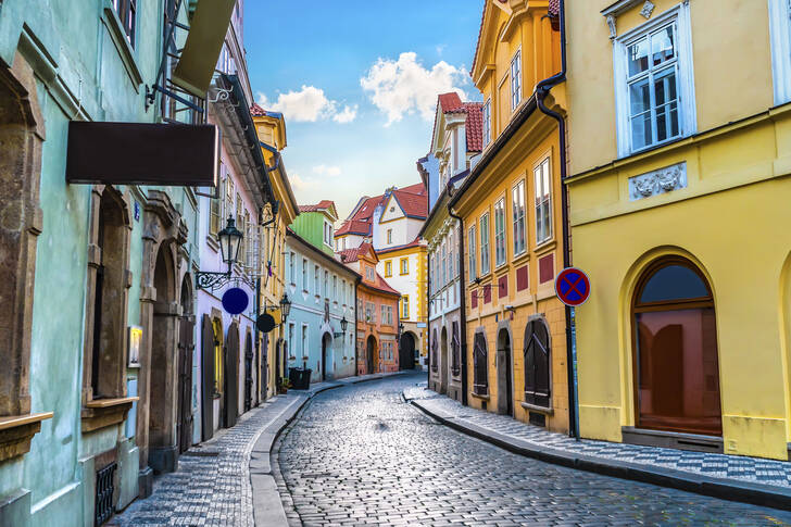 Historická ulice v Praze