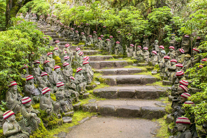 Trappe i Daisho-in buddhistiske tempel