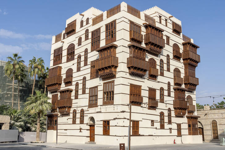 A historic building in the city of Jeddah