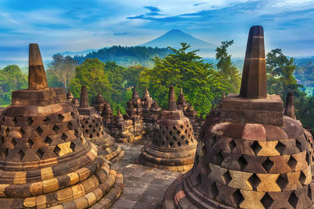 Buddhist temple Kandy Borobudur