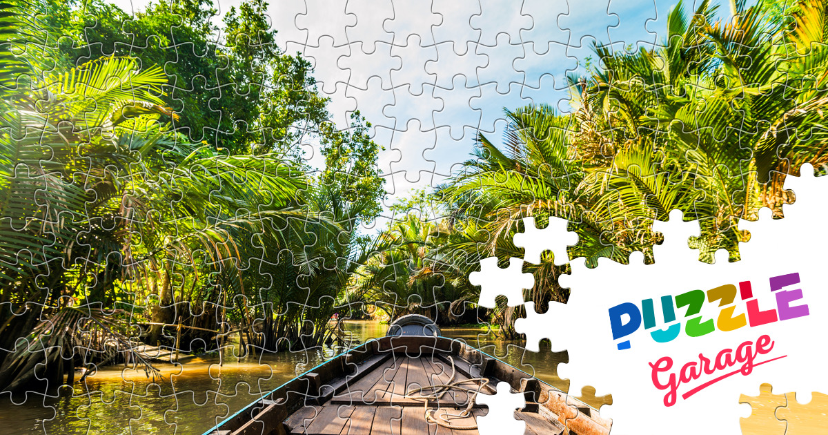 Mekong Delta Jigsaw Puzzle (Countries, Vietnam) Puzzle Garage