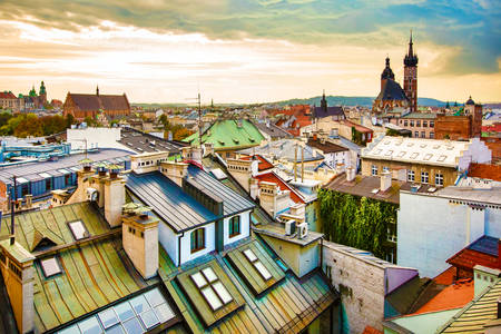 Roofs of Krakow