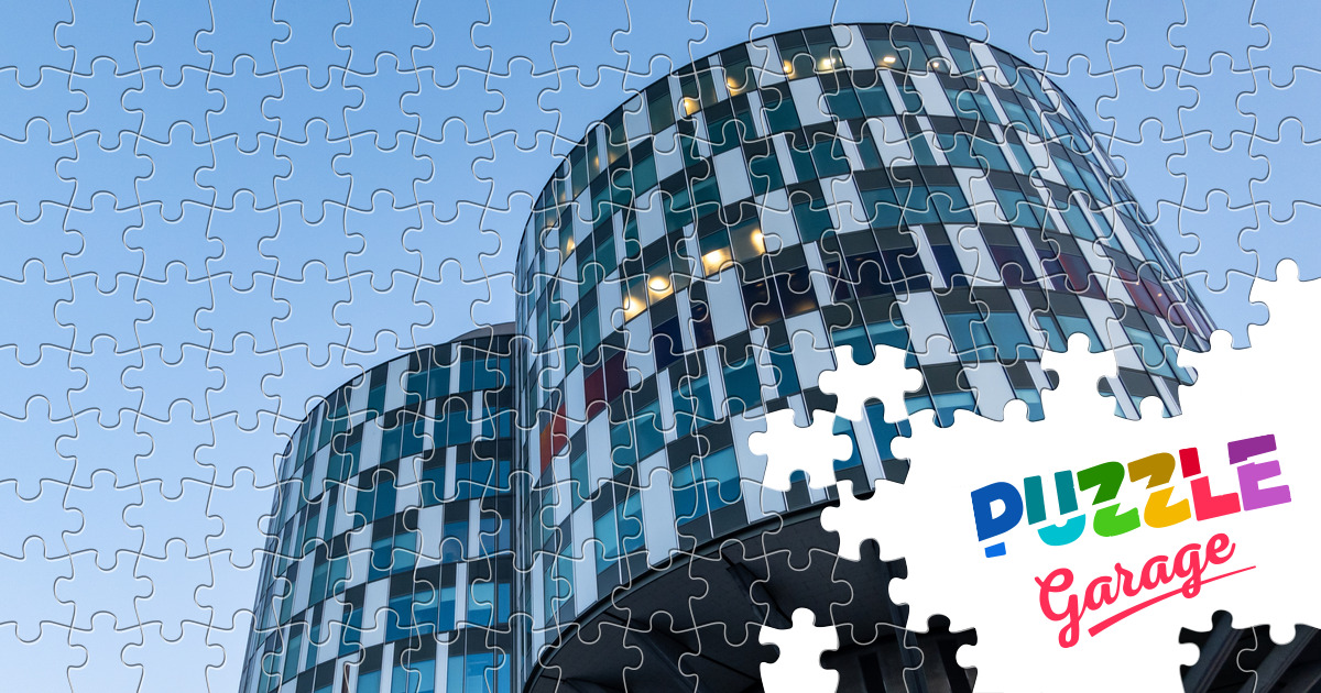 Quebracabeça Portland Towers Copenhagen (Países, Dinamarca) Puzzle