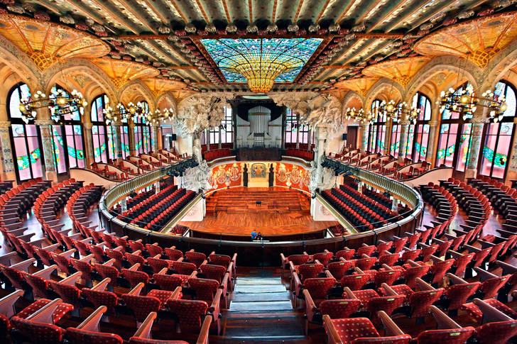 Concert Hall of the Palace of Catalan Music