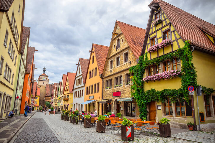 Streets of Rothenburg ob der Tauber