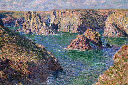 Claude Monet: "Port Donnant, Belle-Ile"