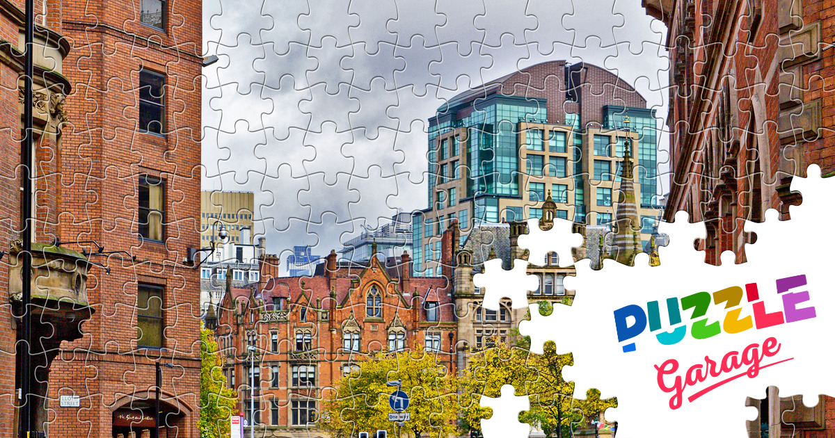 Manchester Jigsaw Puzzle (Countries, Great Britain) Puzzle Garage