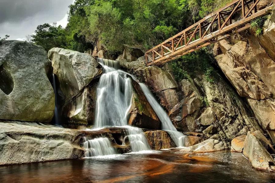 Woestijnwaterval in Zuid-Afrika