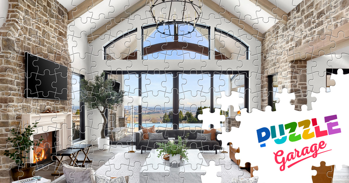 Luxurious living room Jigsaw Puzzle (Home, Interiors) Puzzle Garage