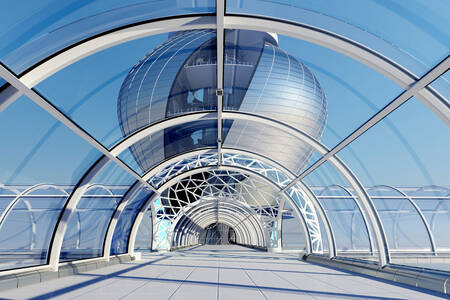 Fantastic architecture of the future