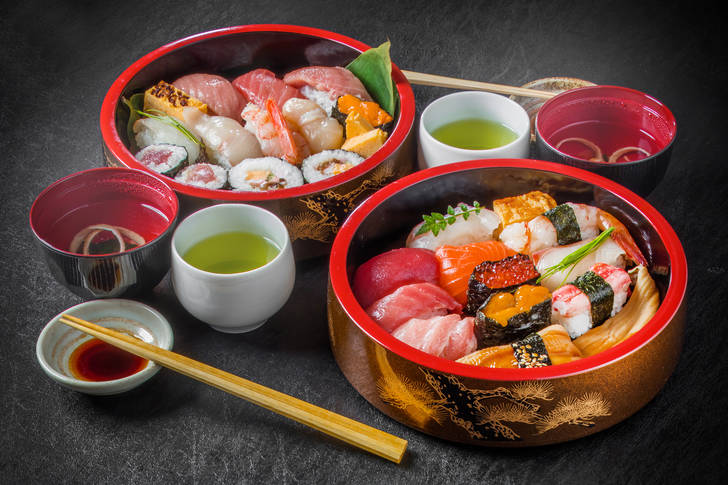 Sushi v Tokiu