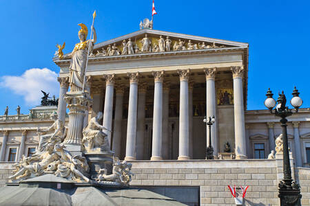 Palazzo del parlamento austriaco a Vienna