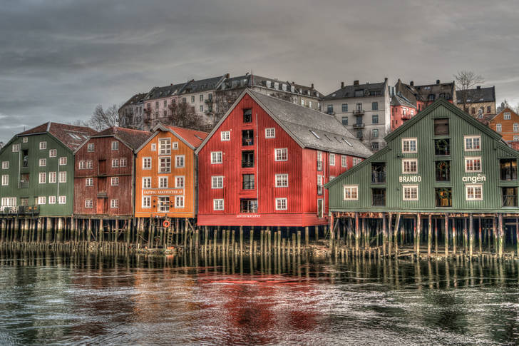 Houses on the water
