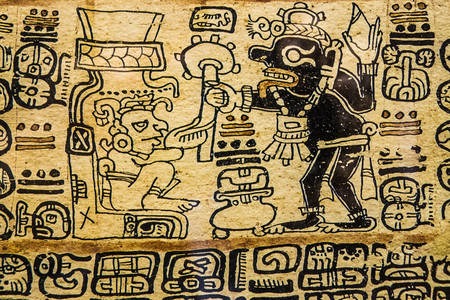 Mayan drawings