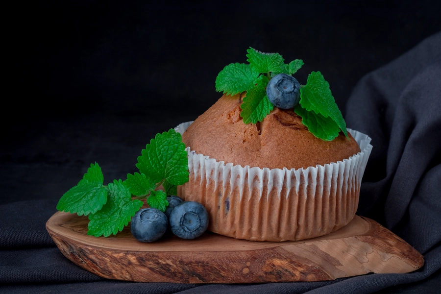 Blaubeermuffin