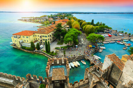 Sirmione'nin görünümü