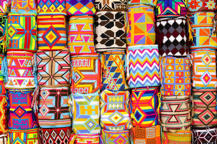 Bolsas textiles hechas a mano
