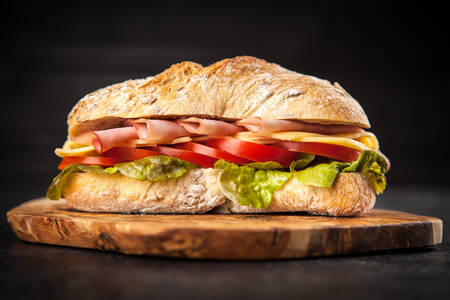 Sandwich avec ciabatta