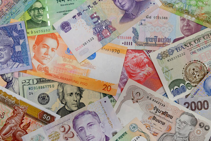 Banknotes of different countries