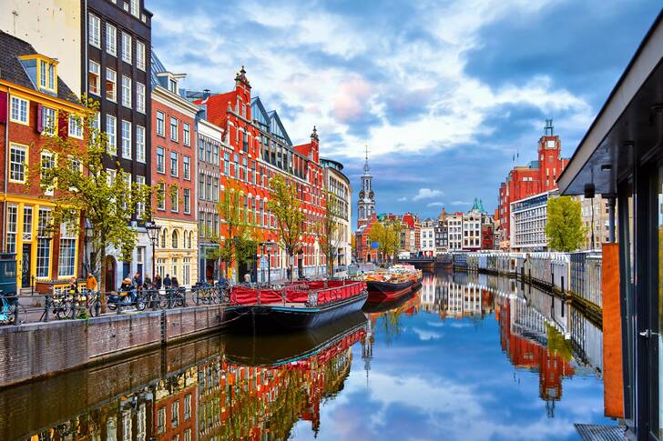 Grachtenhäuser in Amsterdam