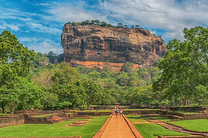 Tvrđava Sigirija, lavova stena