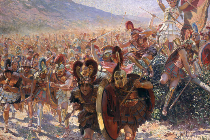 Antoine Georges Rochegrosse: Heroes of the Marathon
