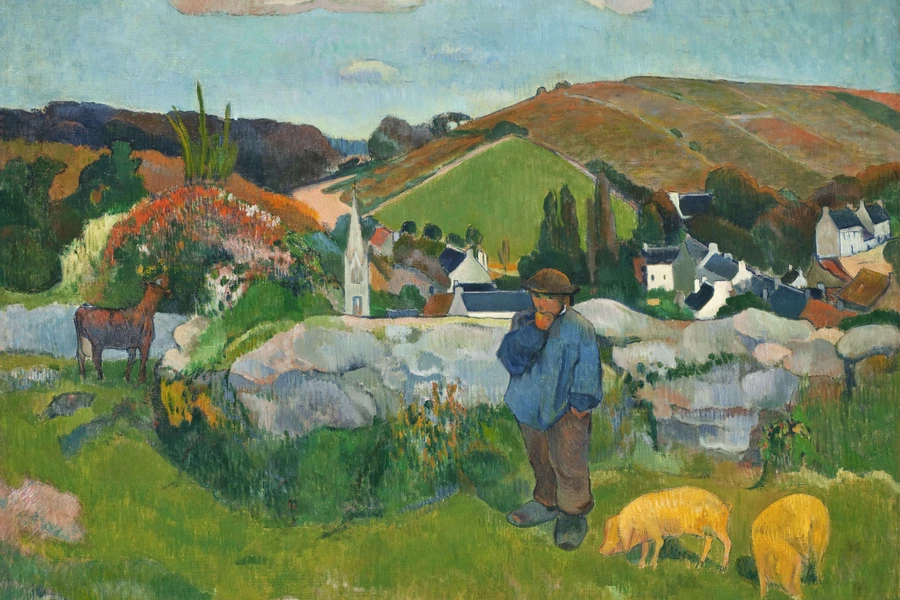 Paul Gauguin : Le porchér