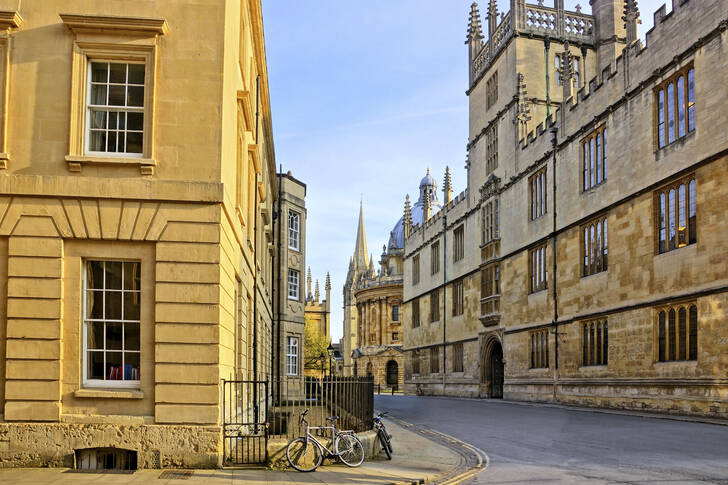 The historic part of Oxford