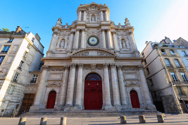 The Church of Saint-Paul-Saint-Louis in Paris