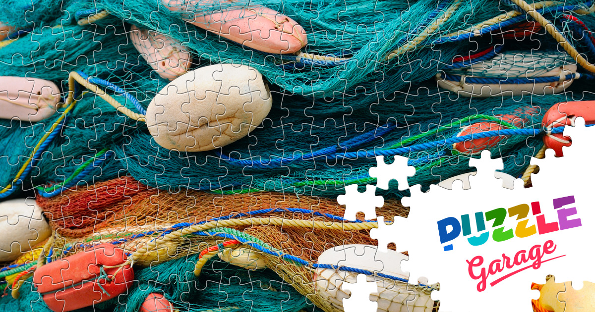 Fishing nets with floats Jigsaw Puzzle (Stuff, Tools) Puzzle Garage