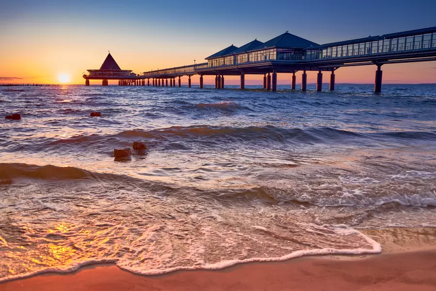 Heringsdorf pir på ön Usedom