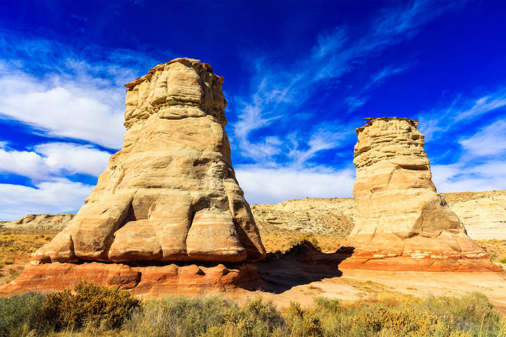 Formações rochosas do deserto do Arizona