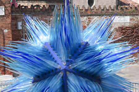 Glasskulptur på øen Murano