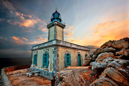 Lighthouse at Cape Tenaron